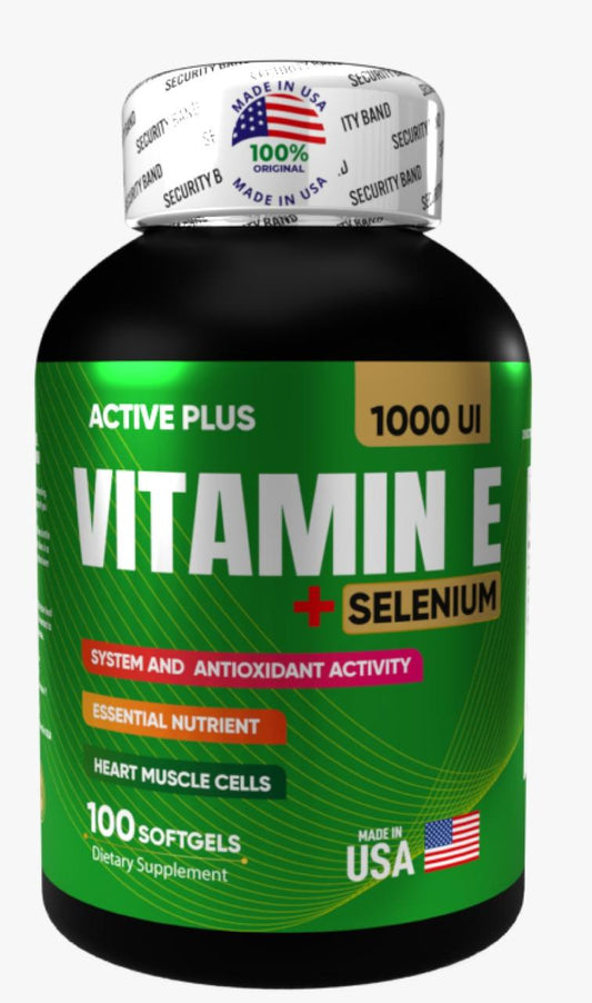 NutraVida Vitamina E + Selenio | Antioxidante, Inmunidad y Belleza desde adentro