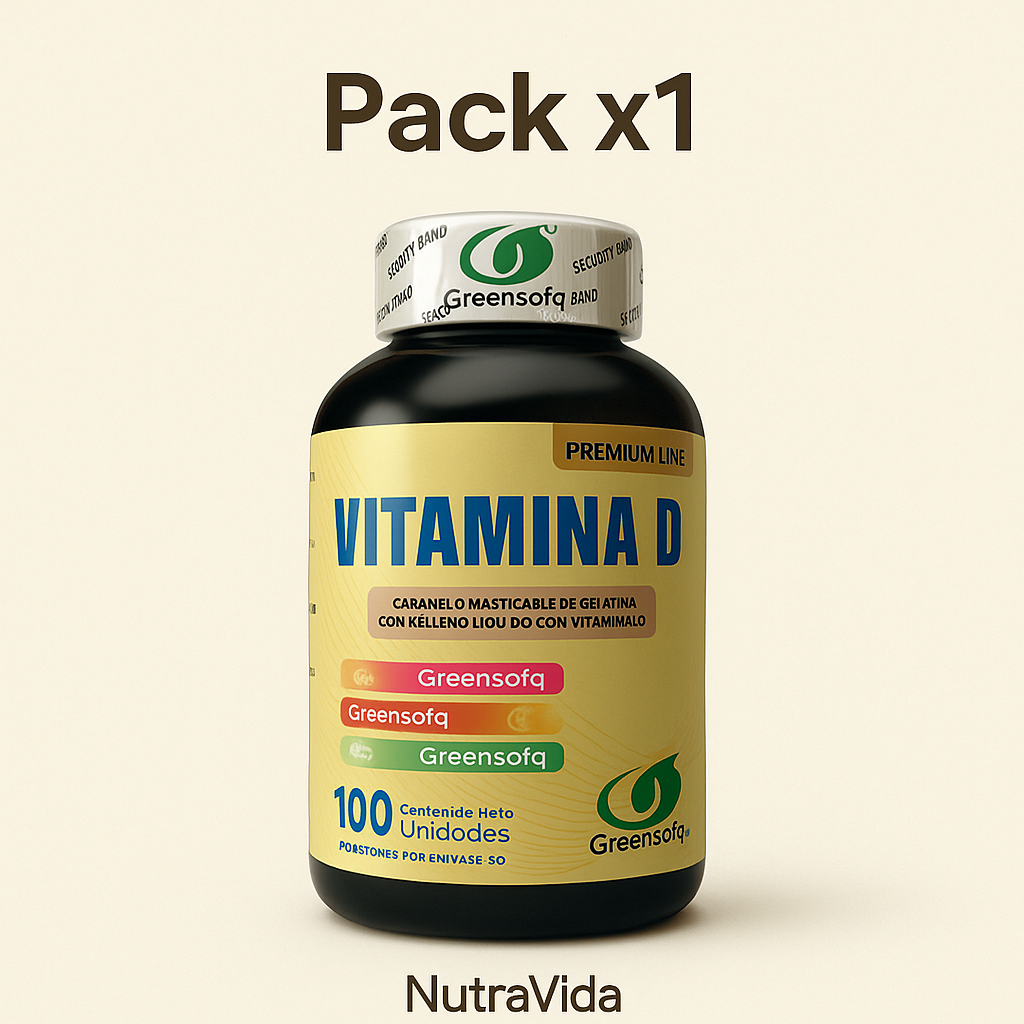NutraVida Vitamina D – Fortaleza ósea, inmunidad y energía diaria