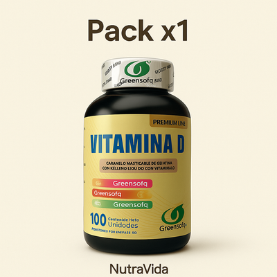 NutraVida Vitamina D – Fortaleza ósea, inmunidad y energía diaria