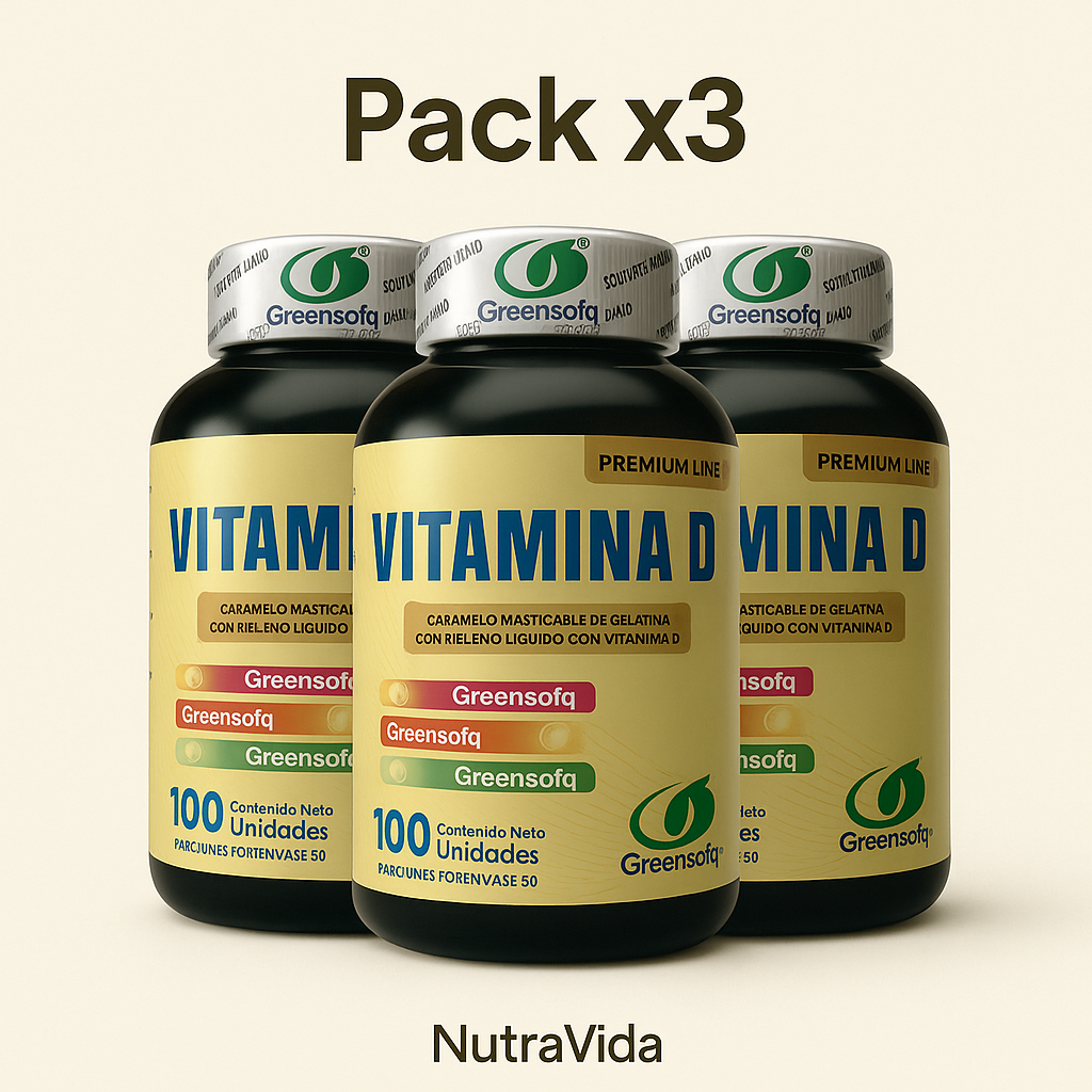 NutraVida Vitamina D – Fortaleza ósea, inmunidad y energía diaria