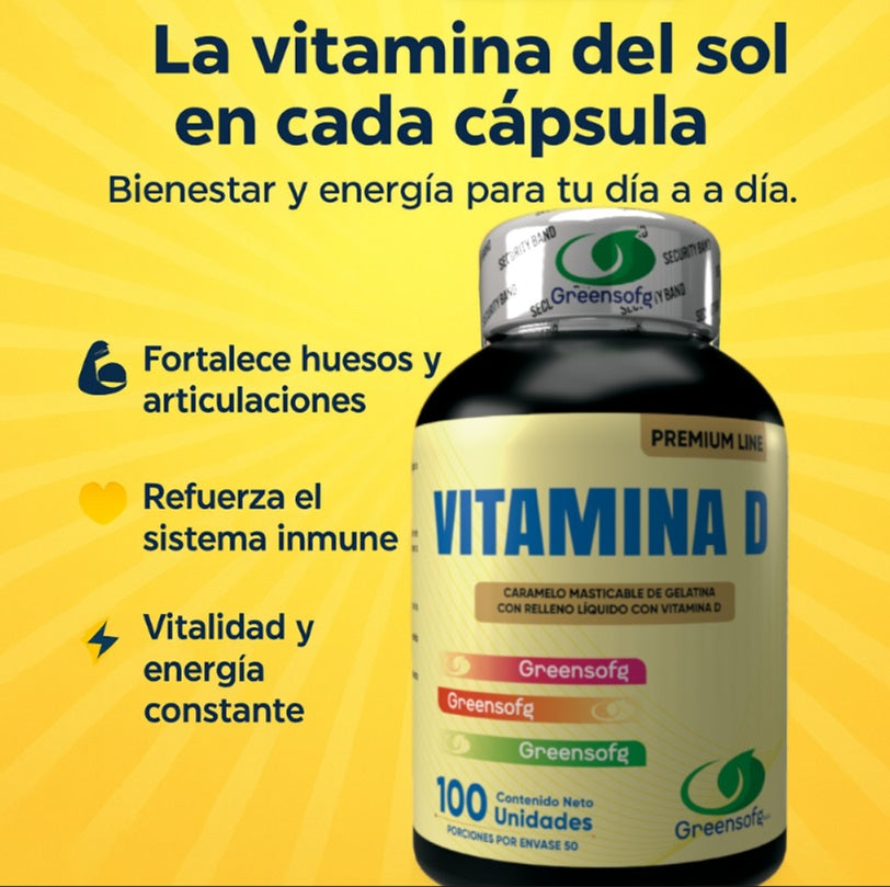 NutraVida Vitamina D – Fortaleza ósea, inmunidad y energía diaria