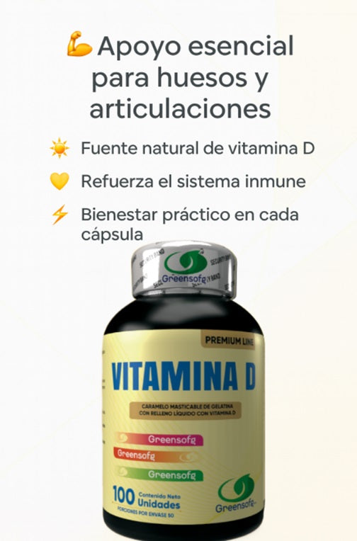 NutraVida Vitamina D – Fortaleza ósea, inmunidad y energía diaria