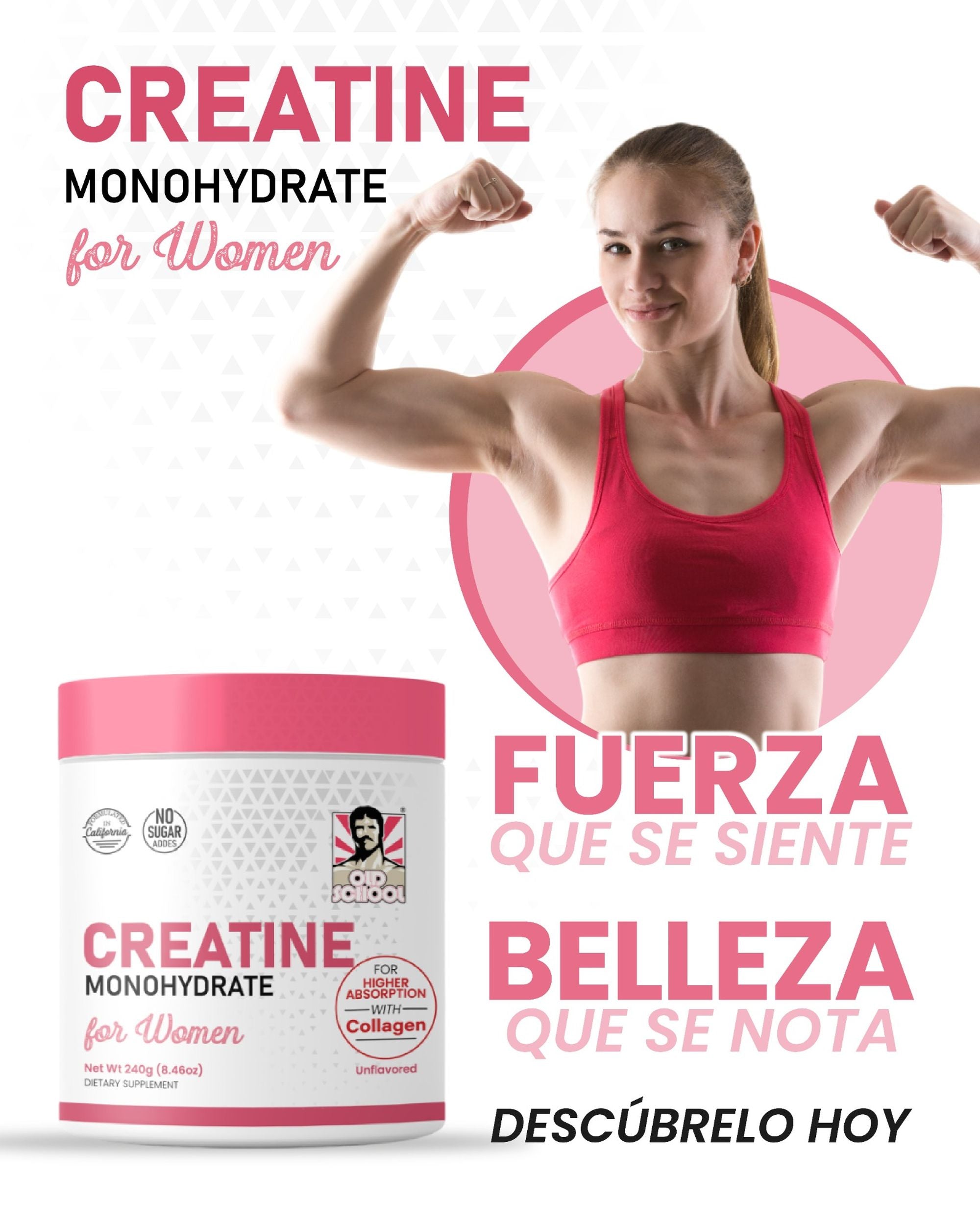 Creatina con BCAA + Colágeno para Mujeres – Edición Paula Medina 💕