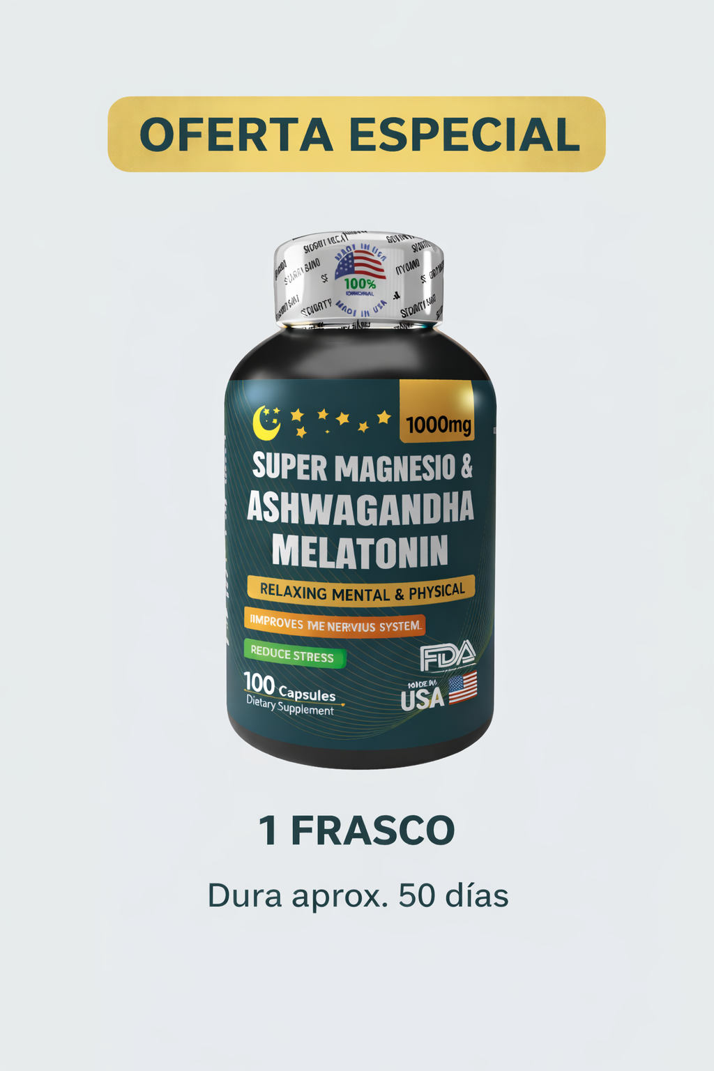 Dormex KSM – Magnesio + Melatonina + Ashwagandha