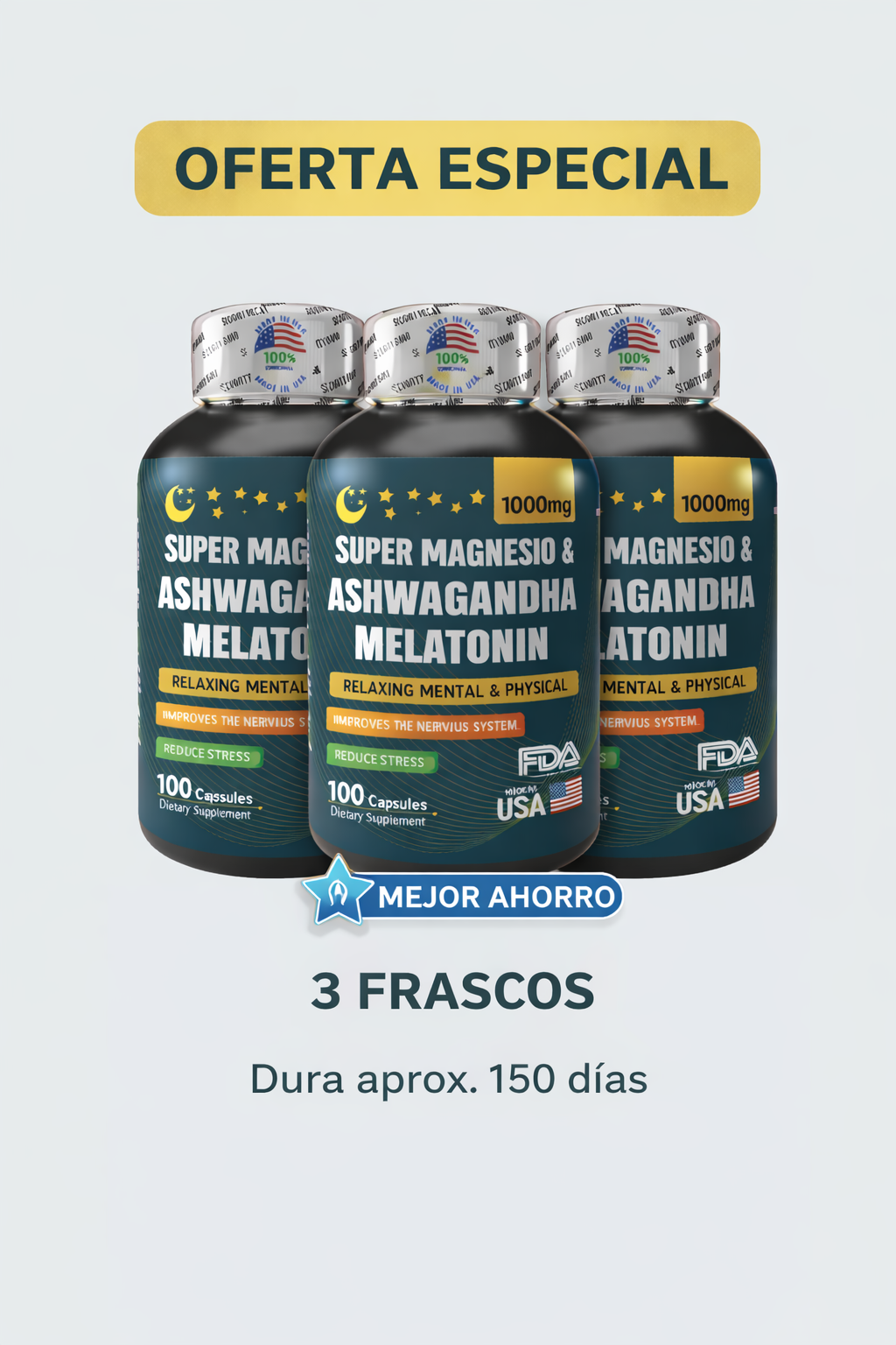 Dormex KSM – Magnesio + Melatonina + Ashwagandha
