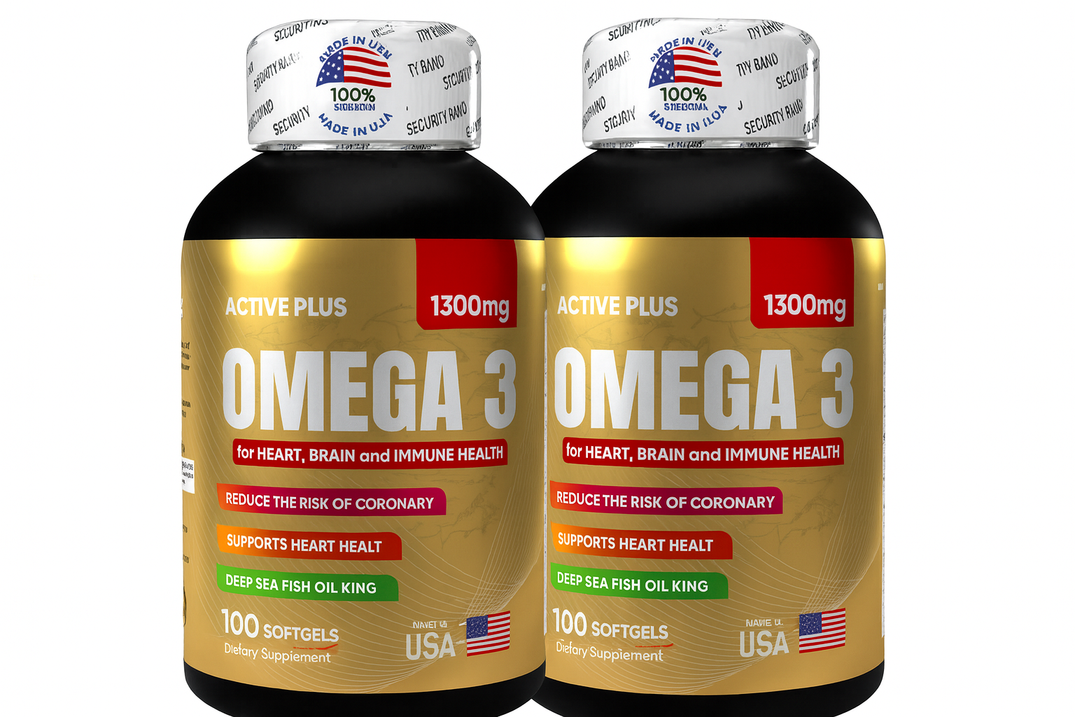 NutraVida Omega-3 Active Plus 1300 mg | Salud cardiovascular y cognitiva
