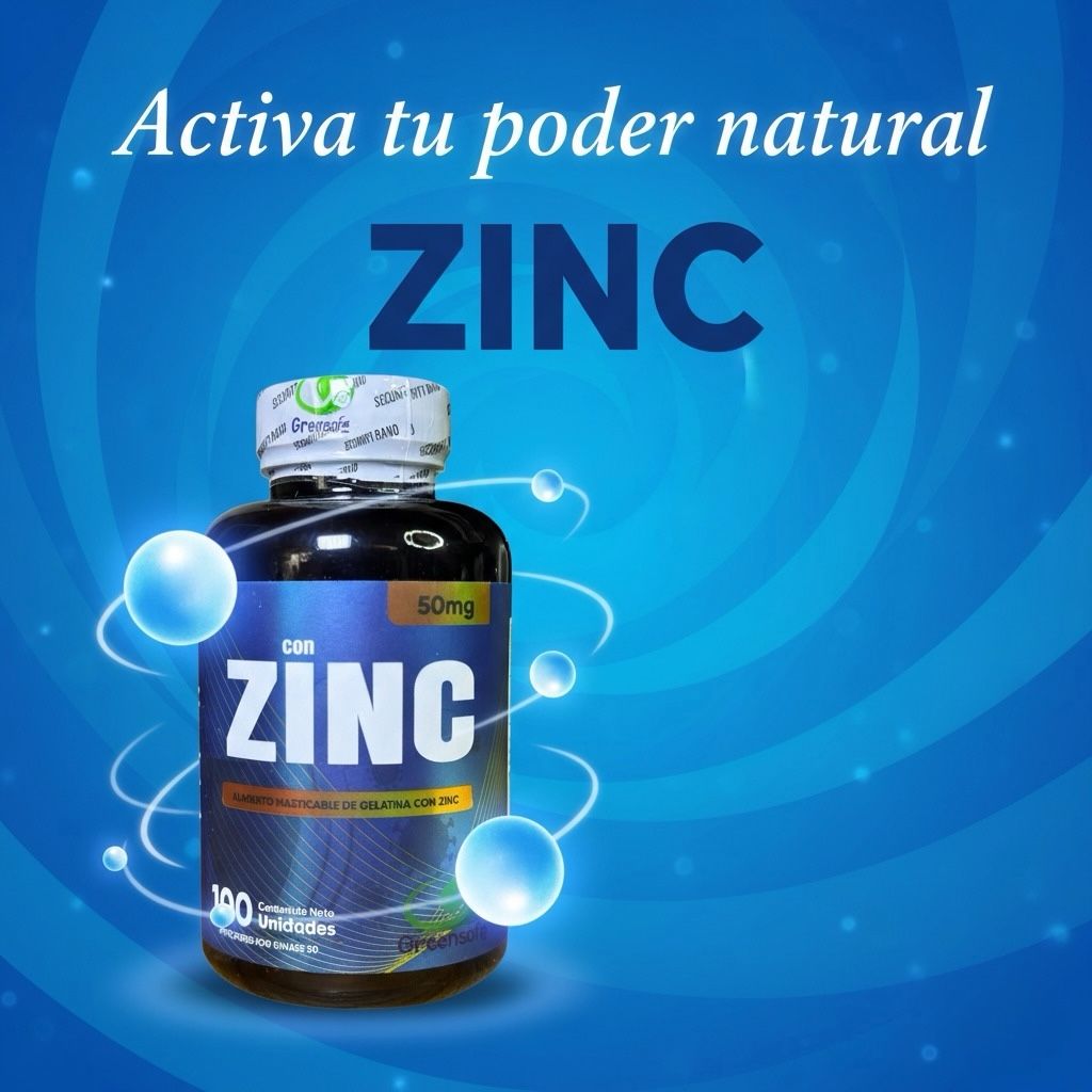 NutraVida Zinc 50 mg – Inmunidad, Energía y Vitalidad